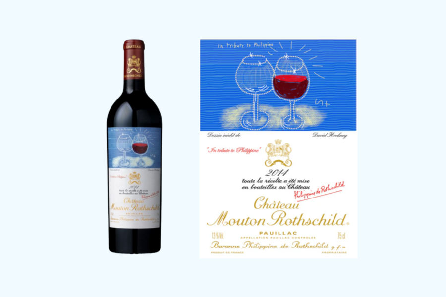 와인 레이블에 담긴 정보와 예술가의 터치