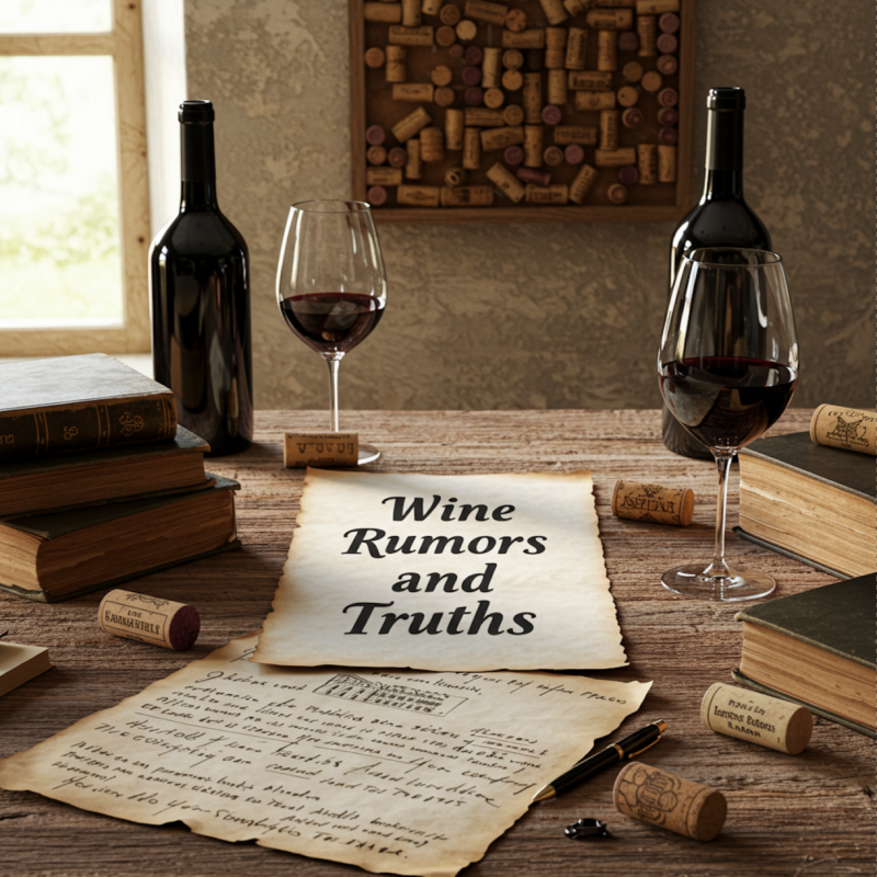 와인에 대한 소문과 진실